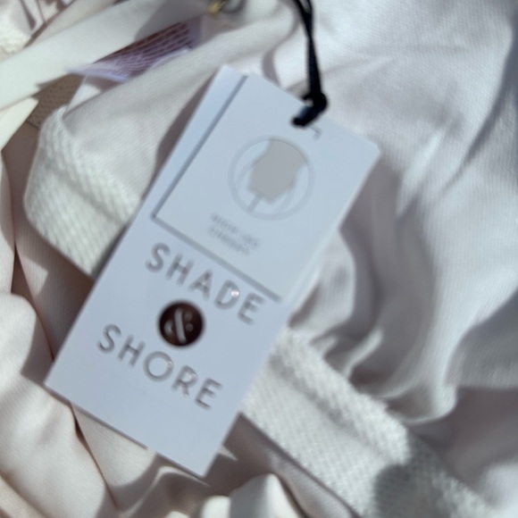 Shade & Shore Crochet One Piece Swimsuit in Cream NWT - Picture 8 of 8